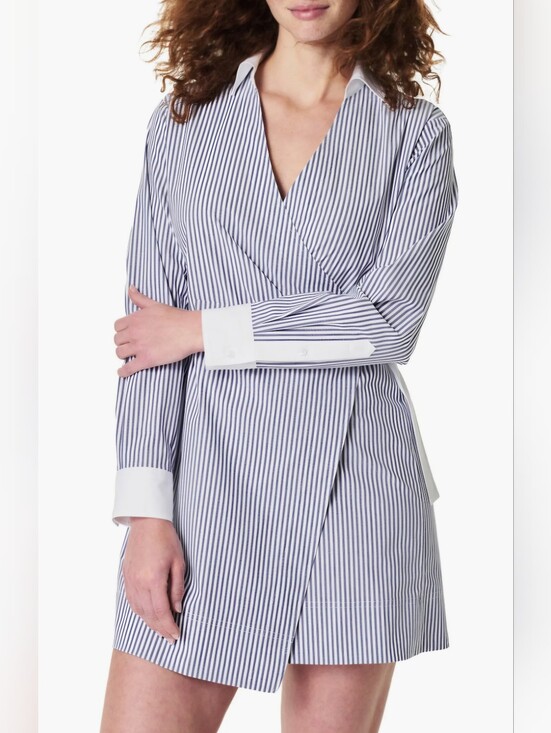 SPANX Dresses & Skirts - Spanx Stretch Wrap Shirtdress